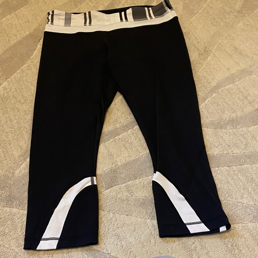 Lululemon Athletica Black and White Leggings